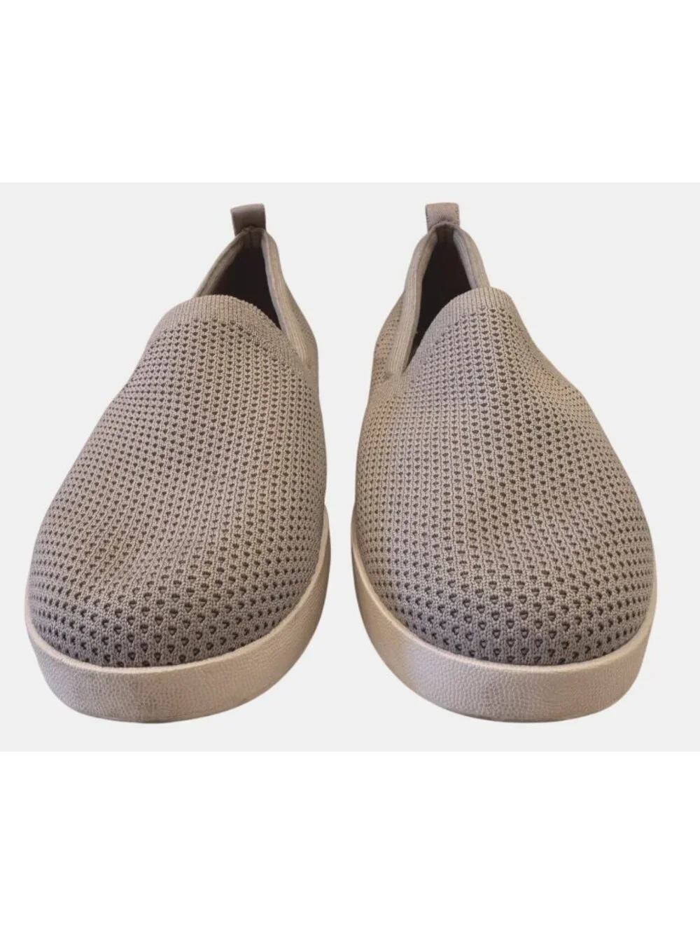 Abeo Encore Knit Size 8.5 Women’s Slip On Sneaker Taupe EUC Arch Support Ortho